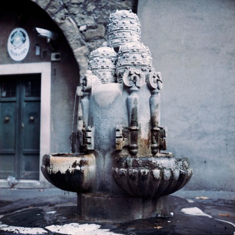 Papal Tiara and Keys Fountain, Vatican