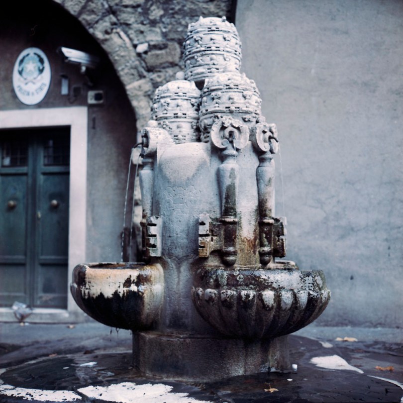 Papal Tiara and Keys Fountain, Vatican