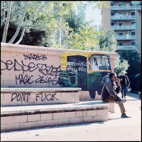 Tuktuk, Graffiti, Garbatella