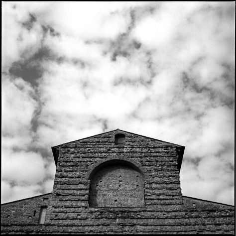 San Lorenzo Facade, Clouds, Florence