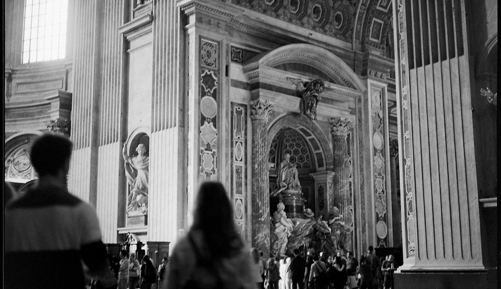 Crossing the Nave, St. Peter's