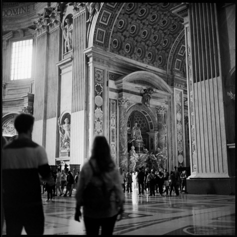 Crossing the Nave, St. Peter's