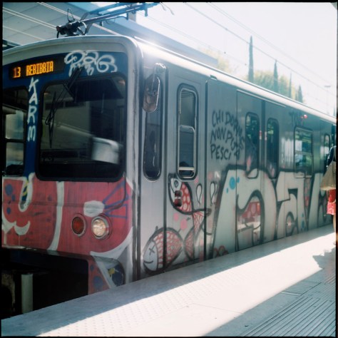 Train with Fish to Rebibbia