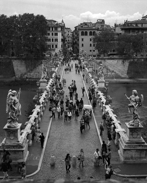 Angel Bridge from the Castel Sant'Angelo