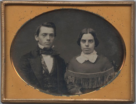 Anonymous Couple, 1/4 plate Daguerreotype