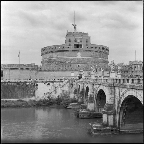 Castel Sant'Angelo from across the Tiber