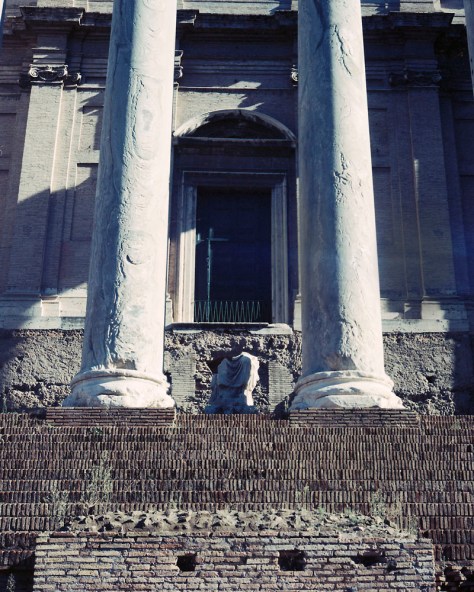 Columns and steps, Temple of Antinous and Faustina