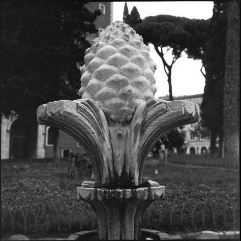 Pinecone Fountain, Piazza Venezia
