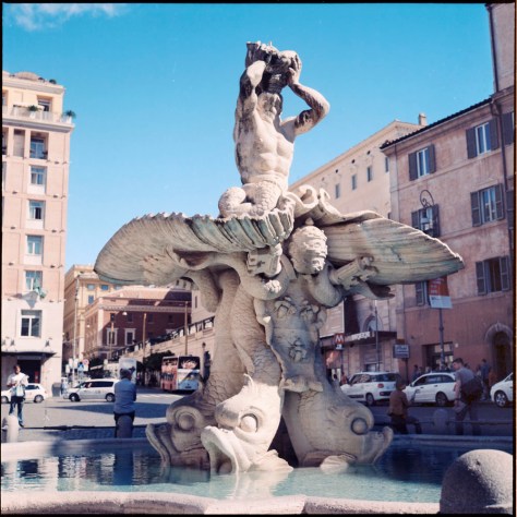 Triton Fountain, Piazza Barberini