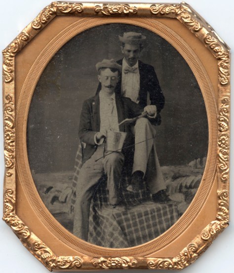Occupational Tintype - Two Plasterers