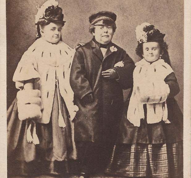 Tom Thumb, His Wife, and Her Sister