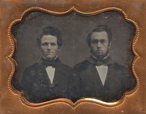 Ninth-Plate Daguerreotype, Two Brothers