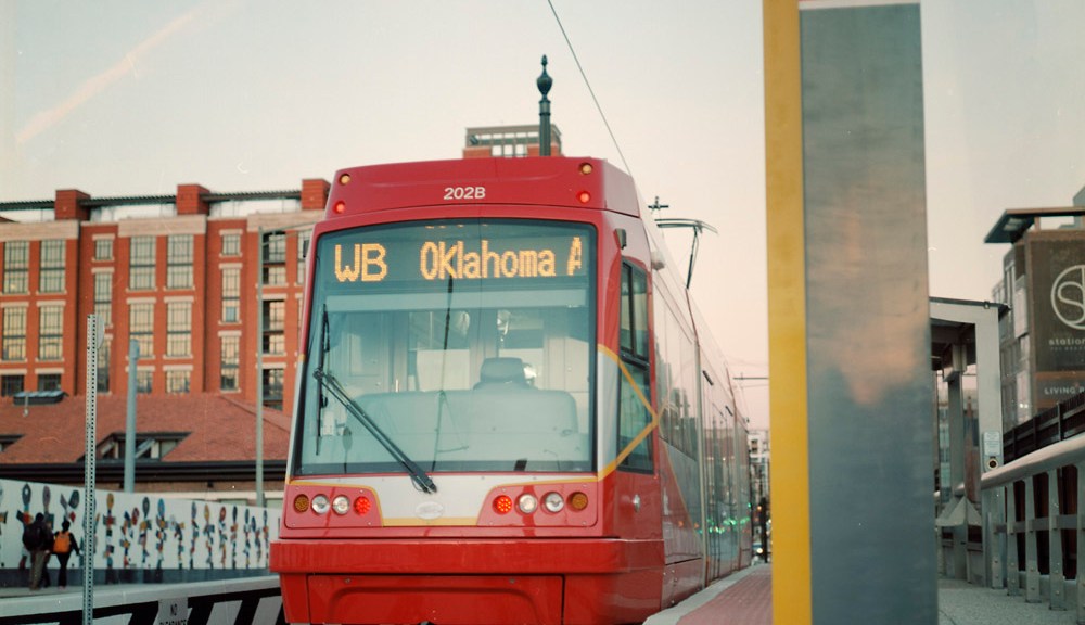 Westbound Oklahoma Avenue Streetcar