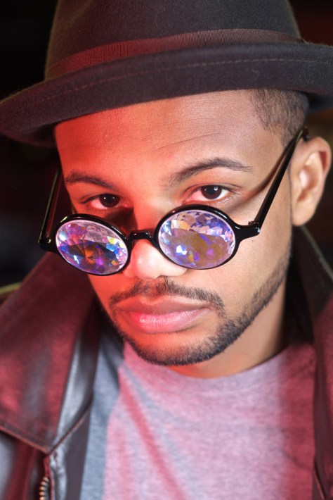 Alex, with Hallucinaut glasses