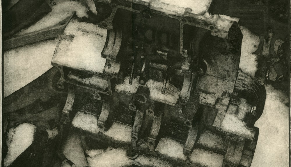 Scrap Yard, Winter, by Hendrik Faure