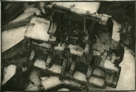 Scrap Yard, Winter, by Hendrik Faure