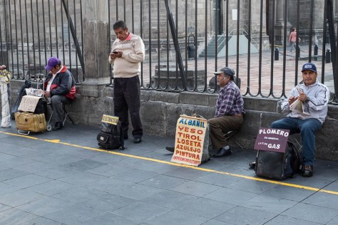 Day Laborers, Cathedral Metropolitana