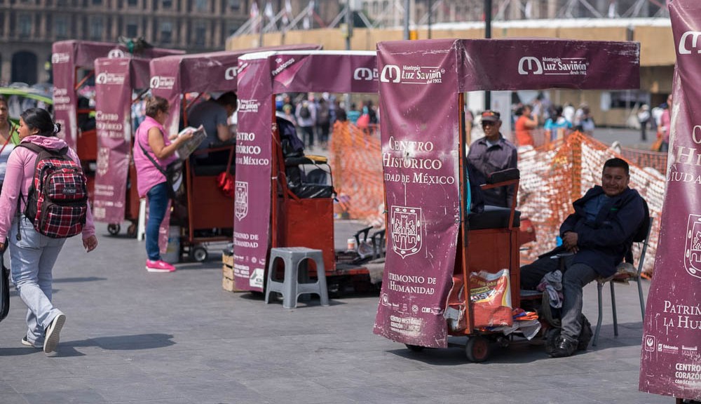 Shoe Shine Booths, Zocalo