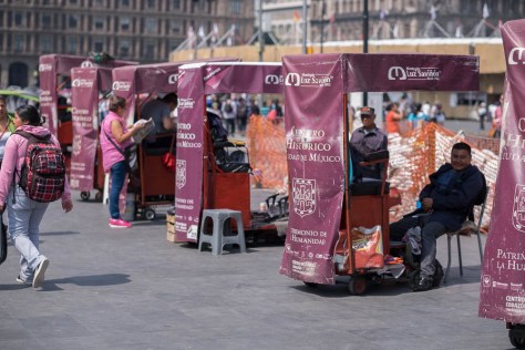 Shoe Shine Booths, Zocalo