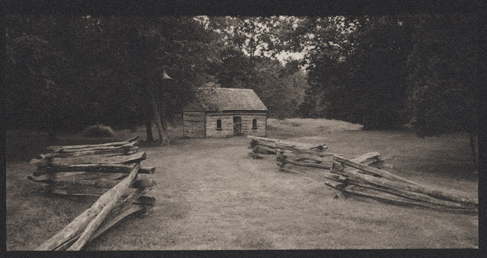 Recreated Slave Cabin, Sully