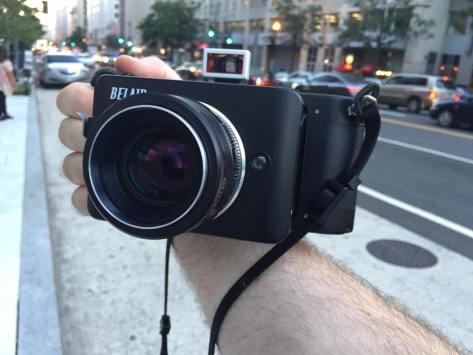 Front view, the Belair with the 114mm lens