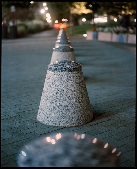 BollardsGeorgetownNight