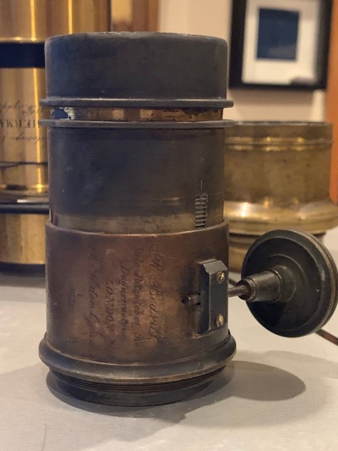 R. Beard Daguerreotype lens, by T. Slater, Optician, London